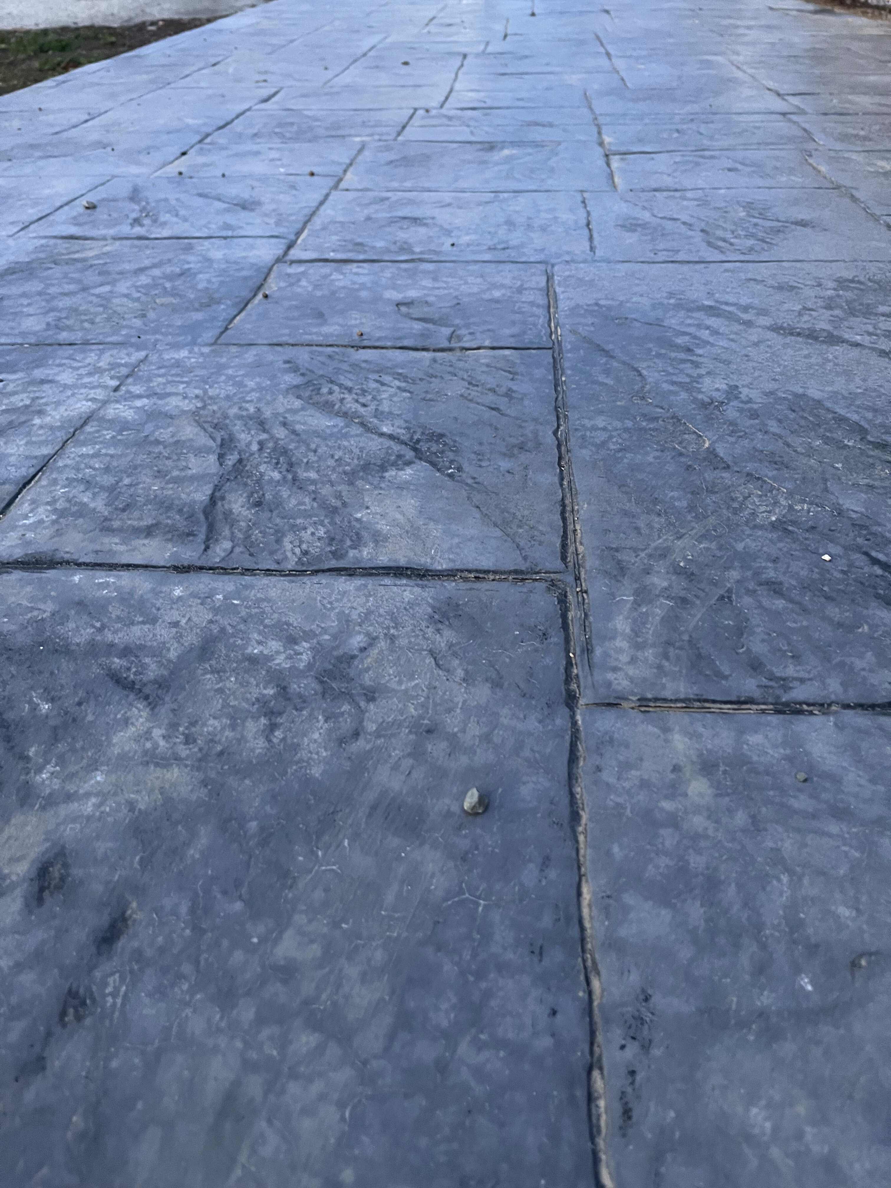 Vzorčna slika tiskan beton